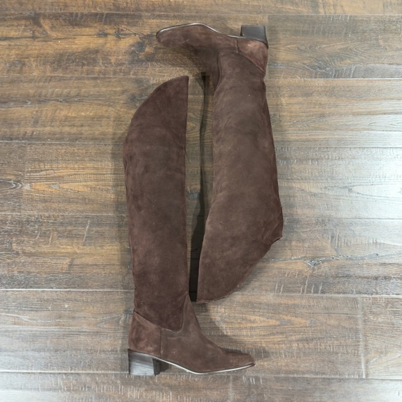 Kenneth Cole New York Brown Suede Over The Knee Boots Size 6 Women - Picture 1 of 7